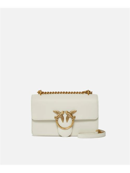 LOVE ONE MINI PINKO | 100074.A0F1Z14Q BIANCO SETA-AN.GOLD
